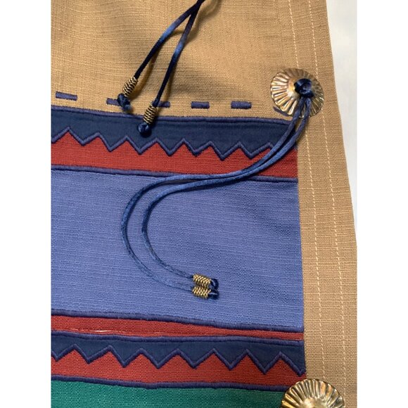 Girasol Womans M Jacket Southwestern Western Pockets Shoulder Pads - Picture 6 of 11